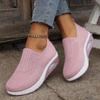 Damen Atmungsaktive Slip-On Sneakers mit elastischer Sohle R&B