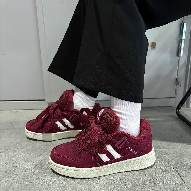Damen Sneakers im urbanen Retro-Stil mit gepolsterter Innensohle und rutschfester Laufsohle R&B