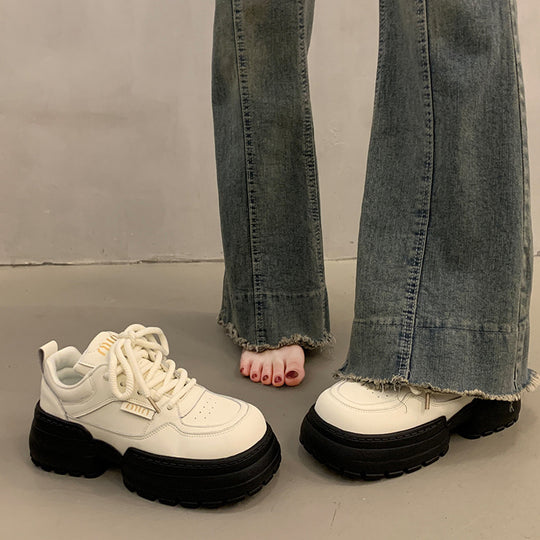 Damen Chunky Sneakers mit verstärktem Komfort und trendiger Sohlenstruktur R&B