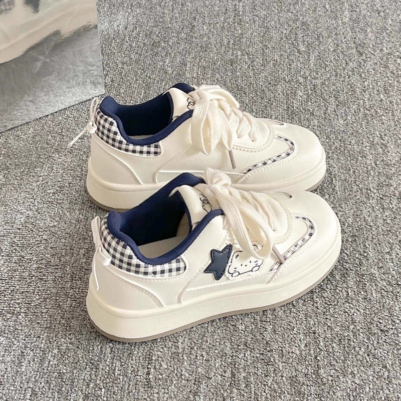 Damen Sportliche Sneakers mit Sternenapplikation R&B