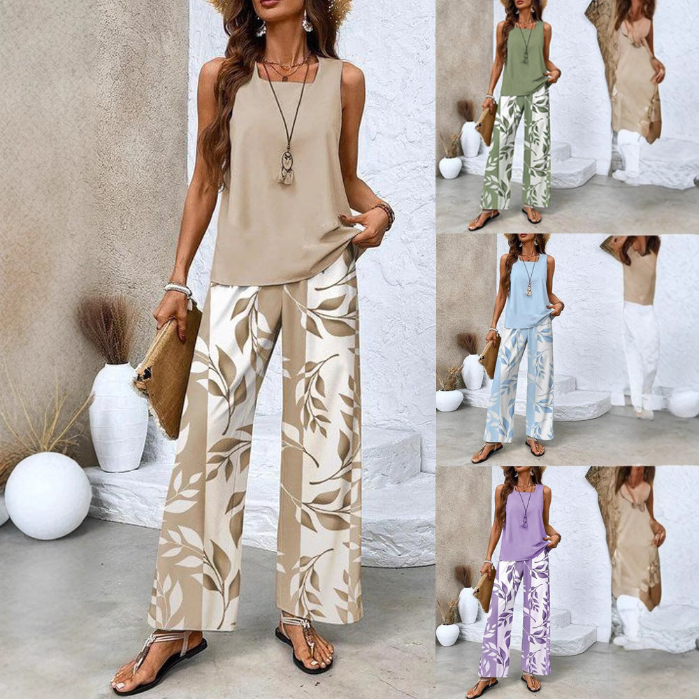 Damen Lässiges Set mit weitem Schnitt und floralem Design R&B