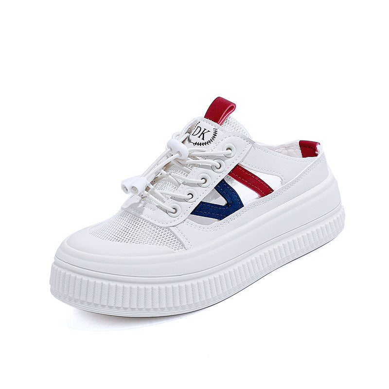 Damen modische Slip-On Sneakers mit atmungsaktivem Mesh und flexibler Sohle R&B