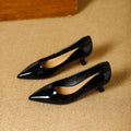 Damen elegante Pumps mit stilvollem Kittelsabsatz