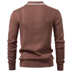 Herren Langarm Polohemd