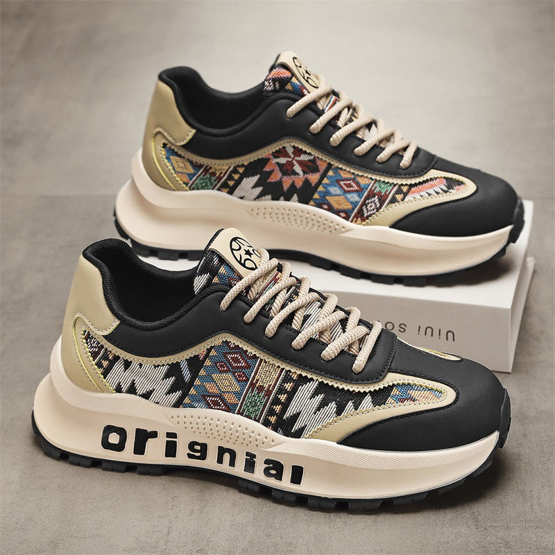 Damen Bequeme und modische Sneakers mit farbenfrohem Design R&B