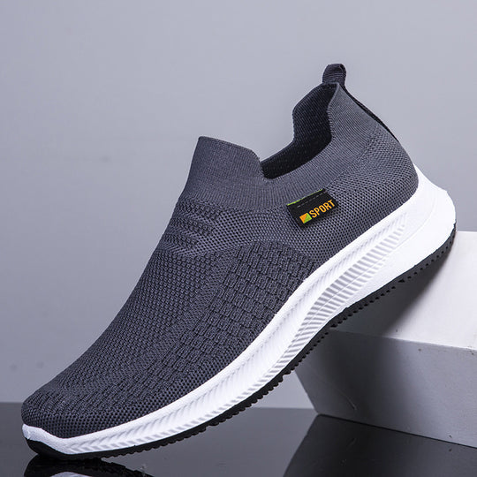 Damen Sportliche Sneaker mit elastischem Strickobermaterial R&B