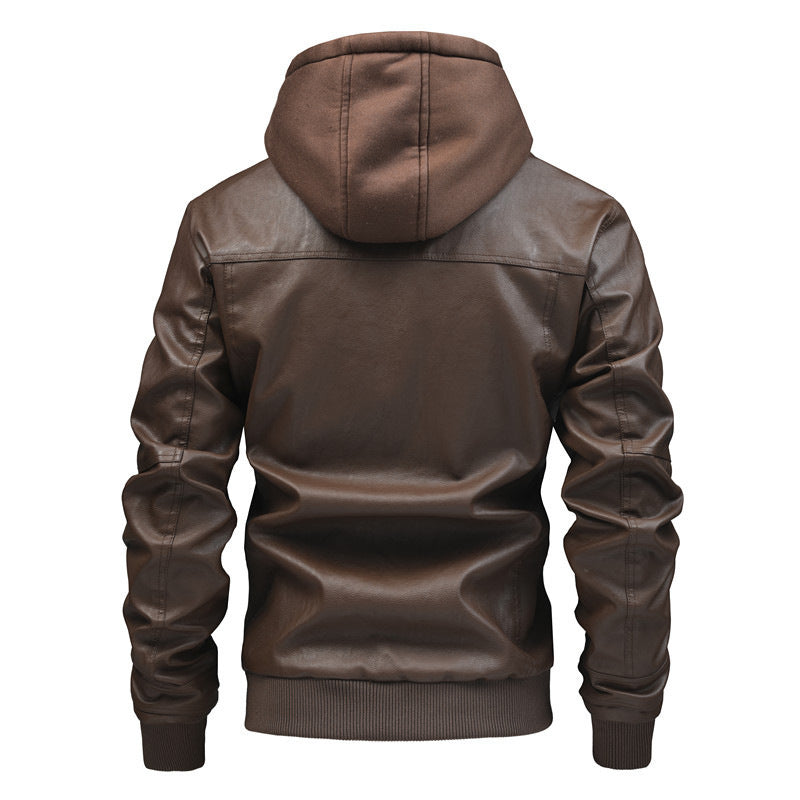 Herren jacke mit abnehmbarem Kapuzen-Innenfutter R&B