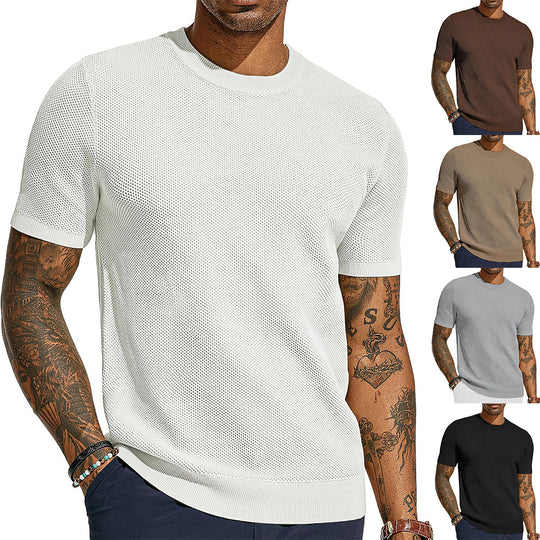 Herren atmungsaktives Netz-T-Shirt R&B