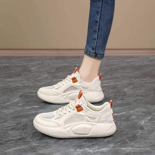 Damen Sportliche Lifestyle Sneakers mit atmungsaktivem Mesh-Obermaterial und dämpfender Sohle R&B