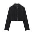 Damen modische cropped Jacke R&B