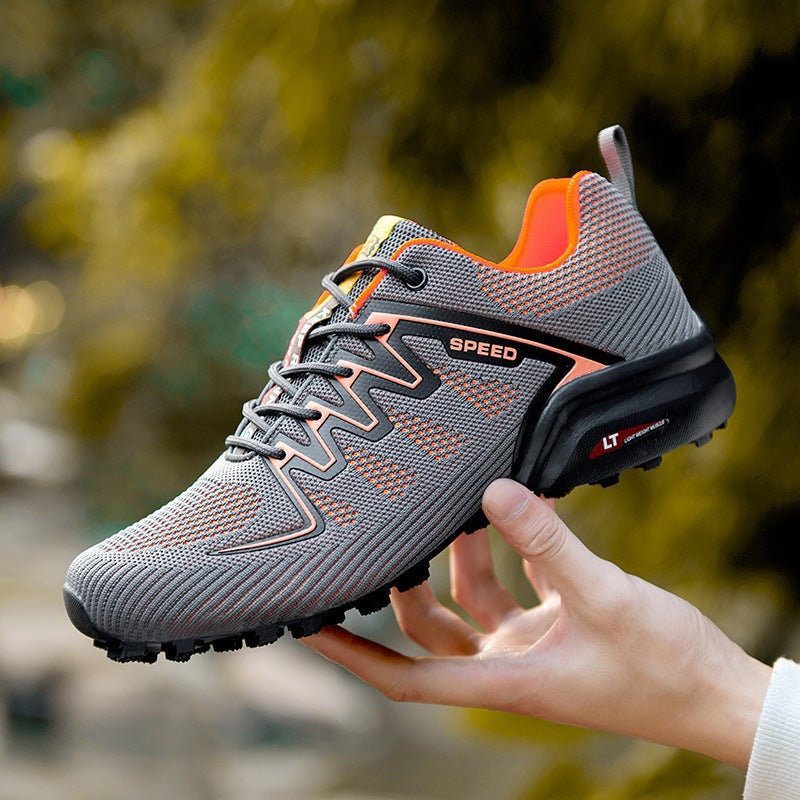 Damen Trailrunning-Schuhe mit atmungsaktivem Mesh-Obermaterial und rutschfester Profilsohle