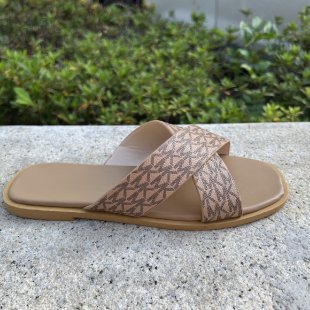 Damen lässige Riemchen-Sandalen mit modischem Dekor R&B