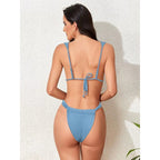 Damen Triangel-Bikini mit verstellbaren Trägern R&B