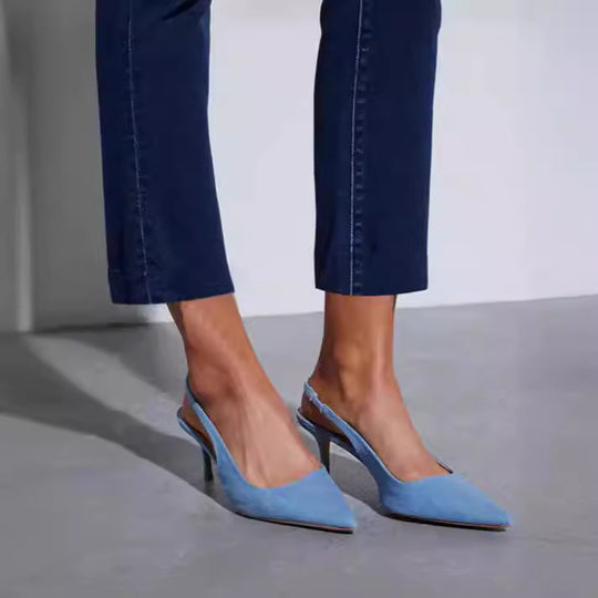 Damen Edle Cropped Jeans im klassischen Schnitt R&B