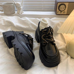 Damen Modische Sneakerboots mit hohem Kragen und robustem Sohlenprofil R&B