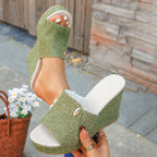 Damen Wedge-Pantolette mit modischem Schnitt und komfortabler Fußbettung R&B