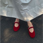 Damen Ballerinas mit elegantem Riemendesign und schickem Leopardenmuster R&B