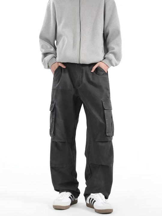 Herren Cargo-Hose mit strapazierfähigem Material und großzügigen Taschen R&B