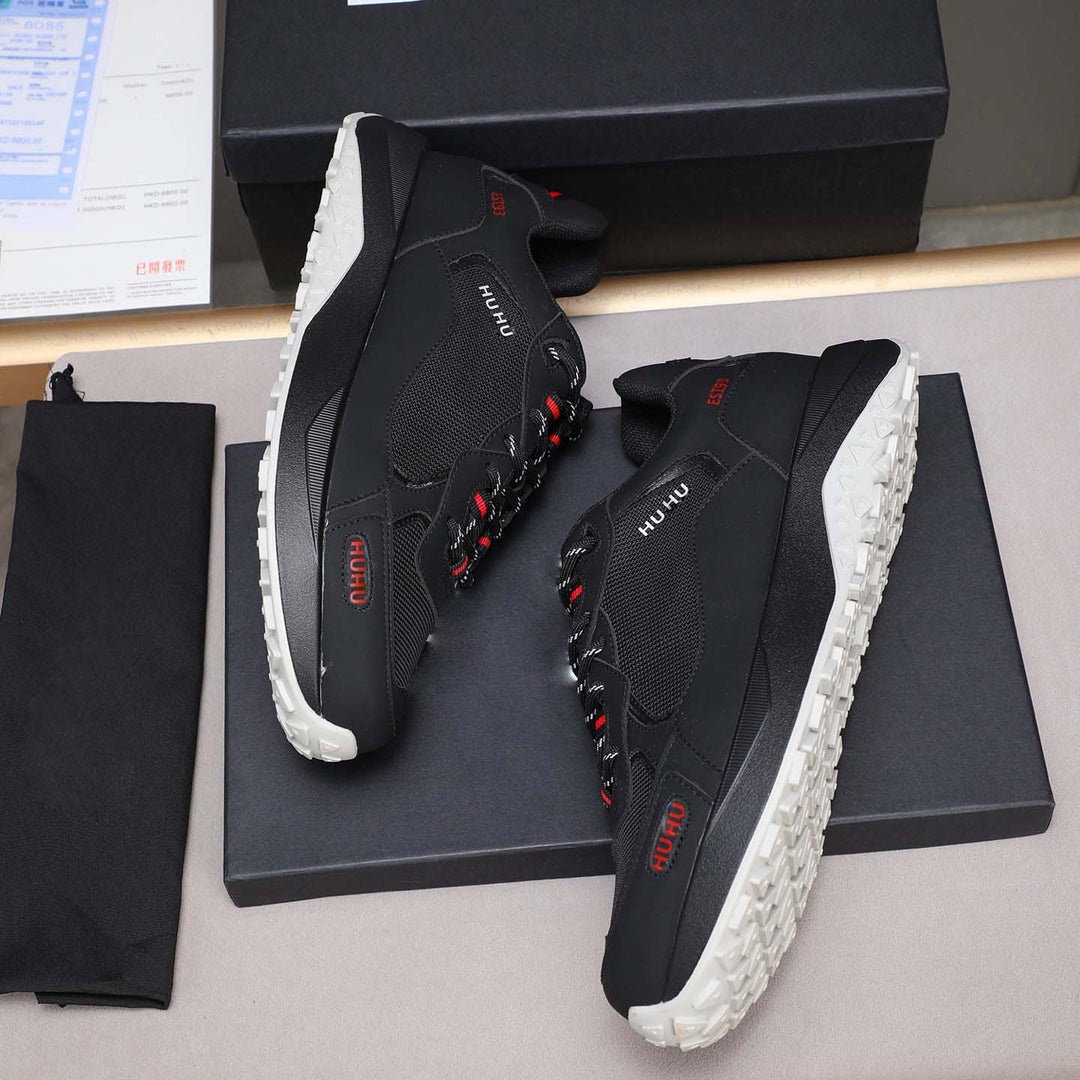 Damen Sportive Lauf-Sneaker mit rutschfester Sohle und atmungsaktiver Oberflächenstruktur R&B