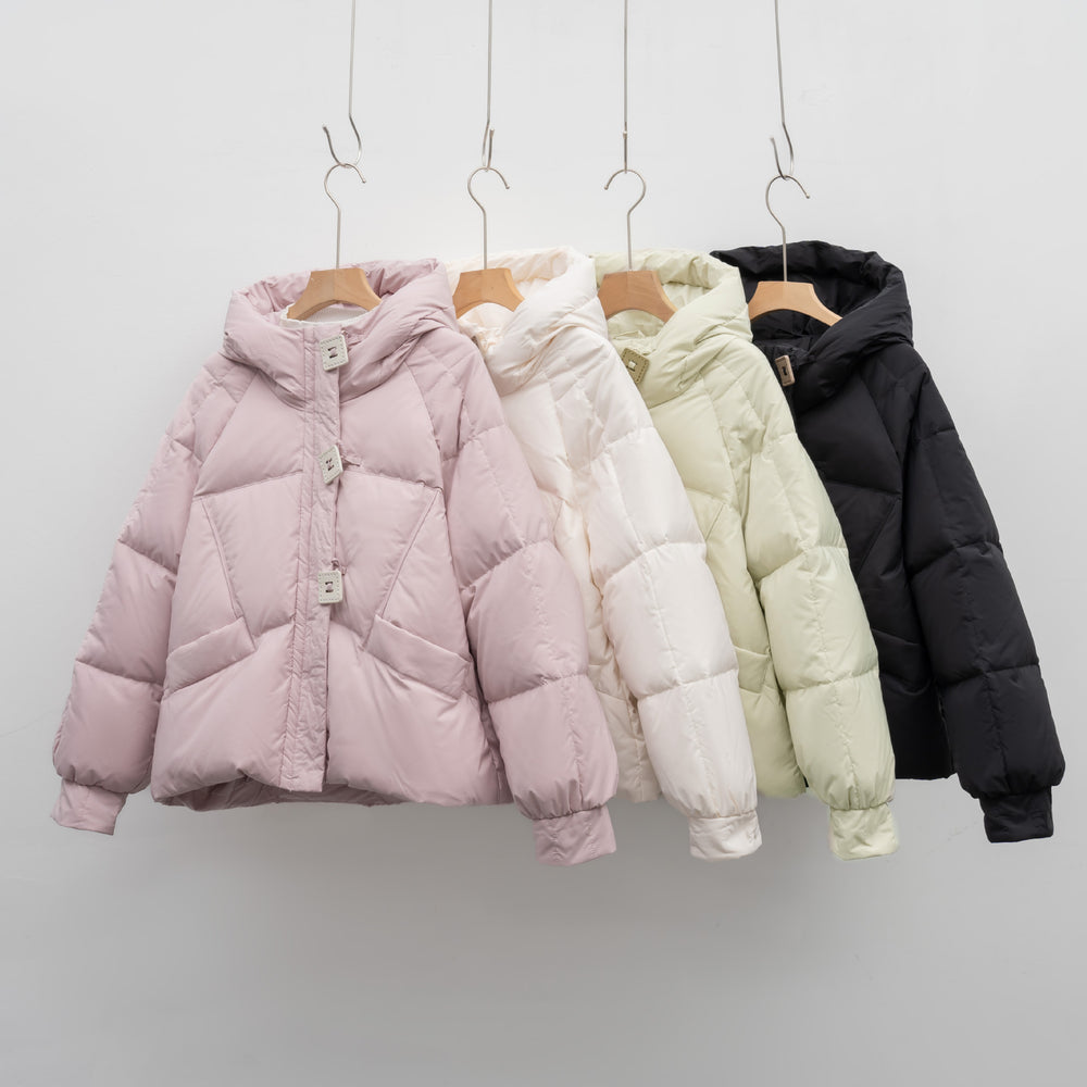 Damen Lässige Winterjacke mit voluminösem Design R&B