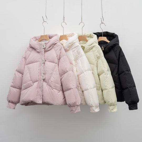 Damen Lässige Winterjacke mit voluminösem Design R&B
