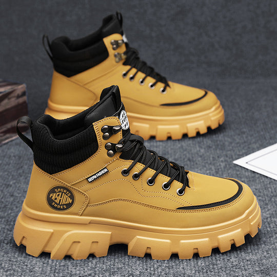 Damen Hohe Freizeitstiefel mit rutschfester Profilsohle und isolierendem Innenfutter R&B