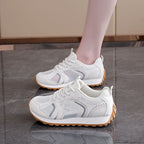 Damen Atmungsaktive Sport Sneaker mit flexiblem Mesh-Obermaterial und rutschfester Sohle R&B