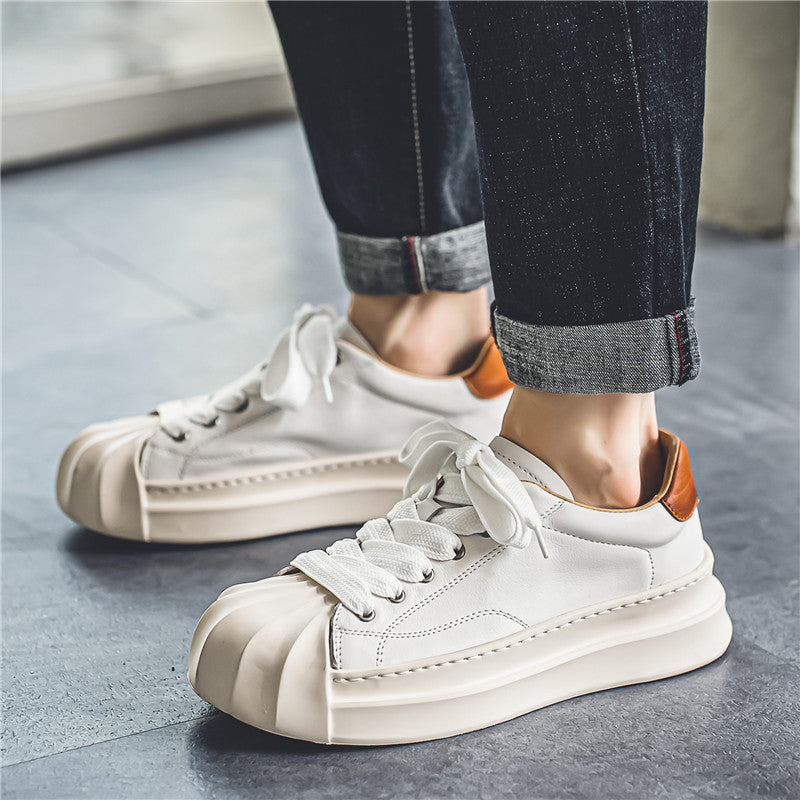 Damen Schnür-Sneaker mit luxuriösem Leder und markantem Design R&B