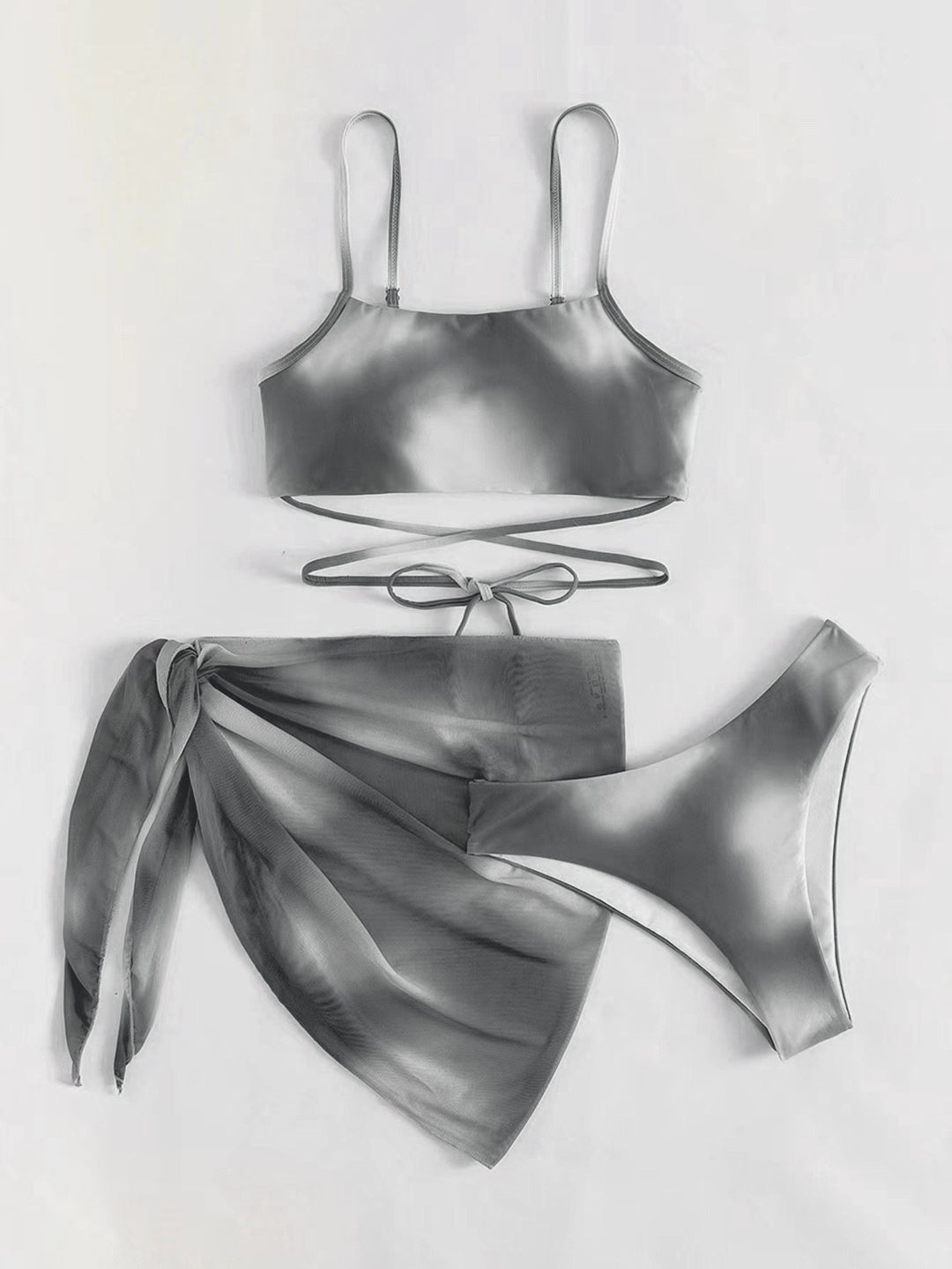 Damen Freizeitbikini-Set mit raffiniertem Wickelrock R&B