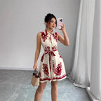 Damen Sommerkleid mit tailliertem Schnitt R&B