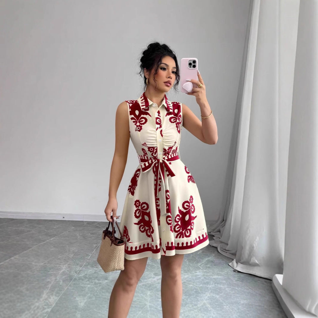 Damen Sommerkleid mit tailliertem Schnitt R&B