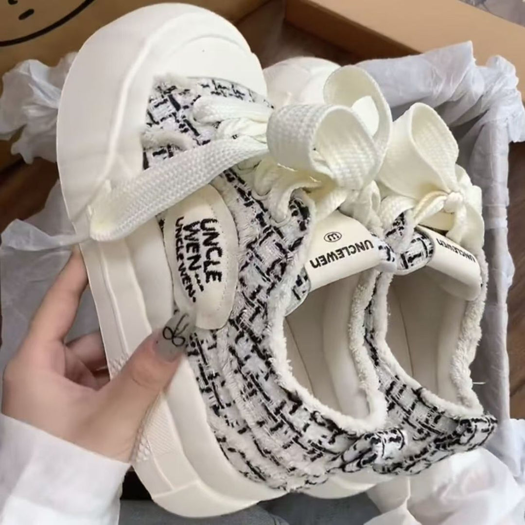 Damen Bequeme Sneakers mit kuscheligem Innenfutter und trendigem Design R&B
