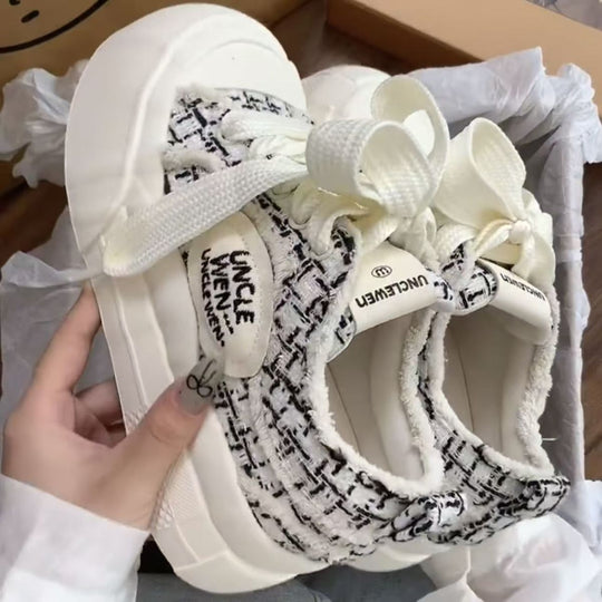 Damen Bequeme Sneakers mit kuscheligem Innenfutter und trendigem Design R&B