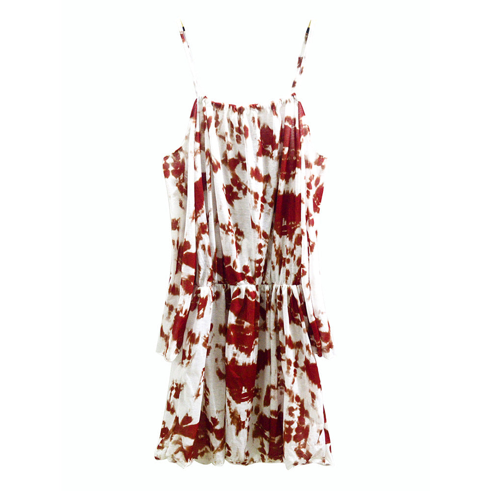 Damen Freizeitkleid mit schulterfreiem Design und elegantem A-Linien Schnitt R&B