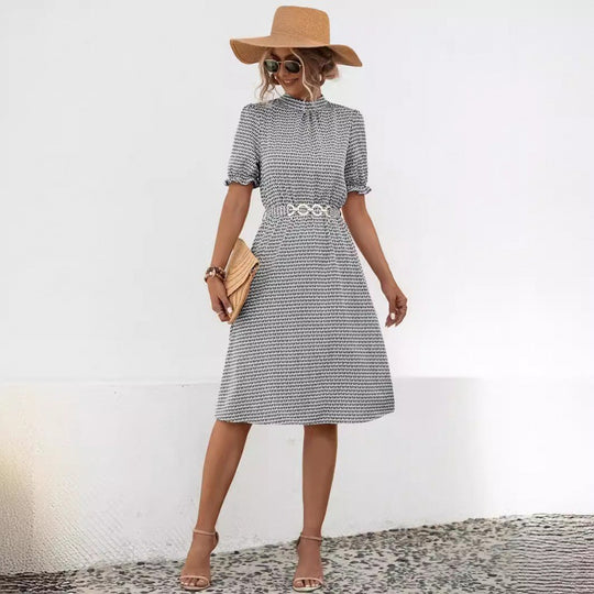 Damen Sommerkleid mit eleganter Blumenmusterung R&B