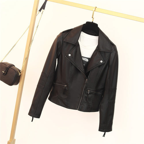 Damen Bikerjacke mit asymmetrischem Reißverschluss und dekorativen Nieten R&B