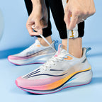 Damen leistungsstarke Laufschuhe mit atmungsaktiver Mesh-Oberfläche und dynamischem Dämpfungssystem R&B