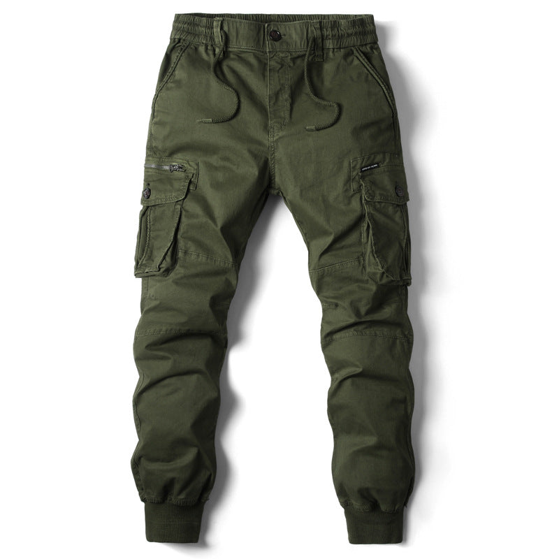 Herren Cargo-Jogginghose mit verstellbarem Bund und praktischen Taschen R&B
