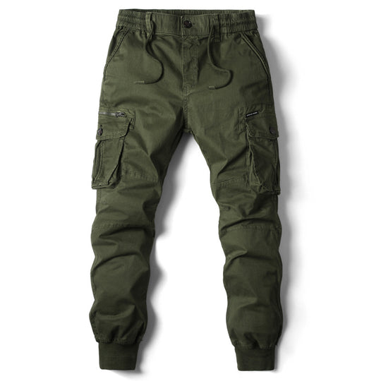 Herren Cargo-Jogginghose mit verstellbarem Bund und praktischen Taschen R&B