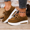 Damen Sneakers mit luxuriösem Wildleder und dezenter Plateau-Sohle R&B
