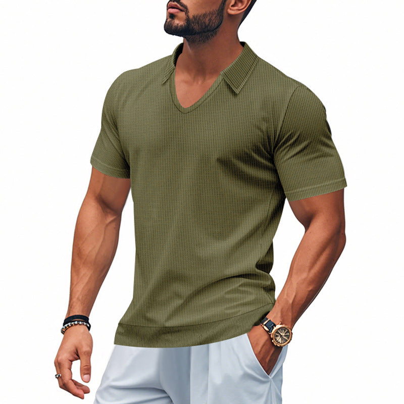 Herren Polo-Shirt mit strukturiertem Design und modernem Schnitt R&B