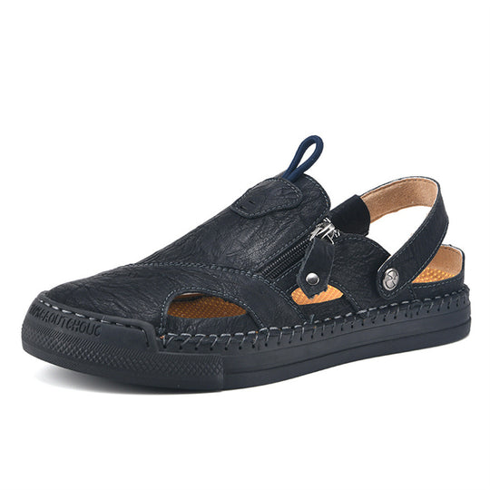 Damen Freizeitsandalen mit praktischem Reißverschluss R&B
