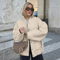 Damen Modische Boucle-Jacke R&B