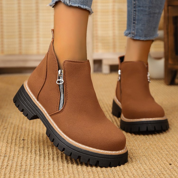 Damen Slip-On Boots mit robustem Profil und komfortabler Einlage R&B