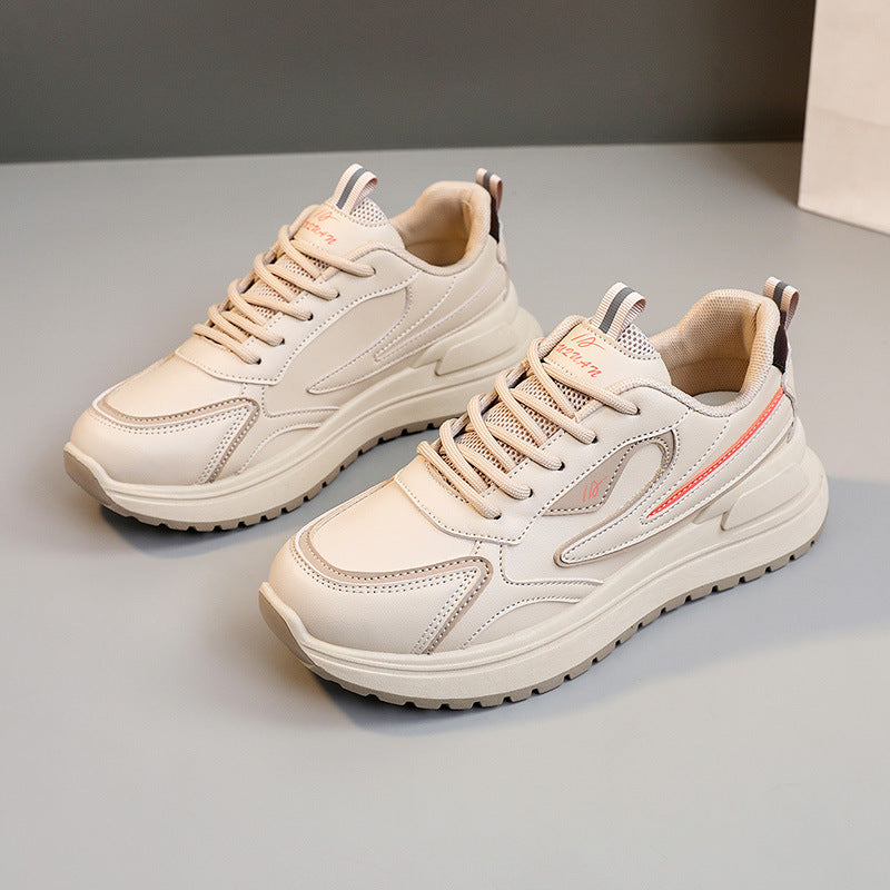 Damen sportliche Freizeitsneaker mit atmungsaktiver Mesh-Oberfläche und rutschfester Sohle R&B