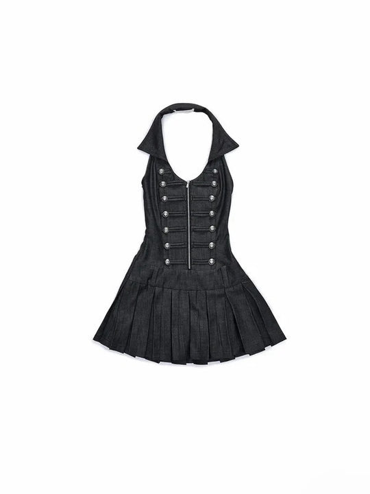 Damen Military-inspirierte Kleid R&B