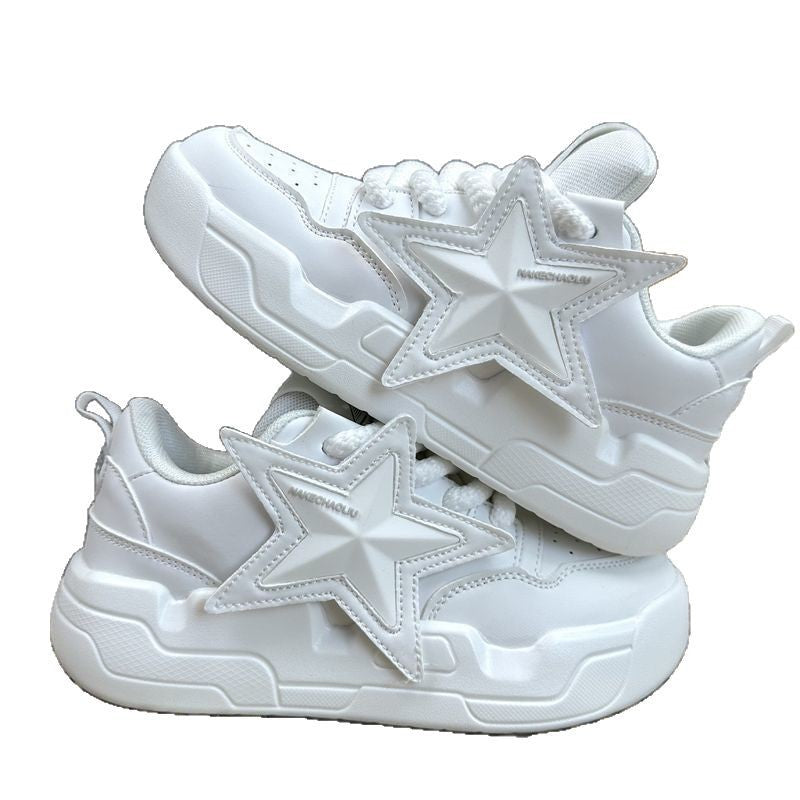 Damen Sportliche Sneakers mit strukturiertem Obermaterial und dämpfender Sohle