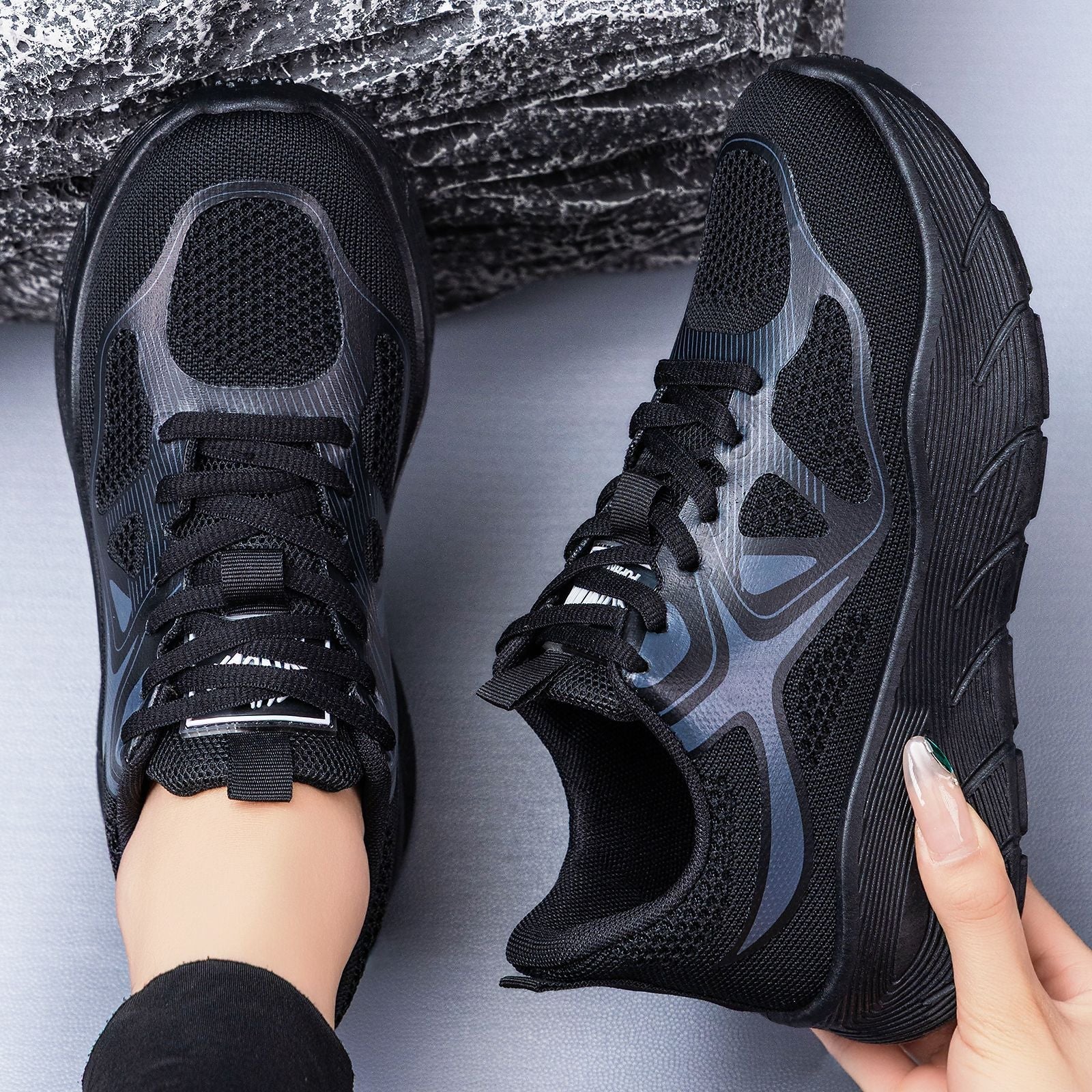 Damen Sportliche Lauf Sneakers