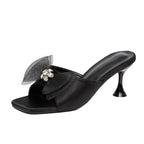Damen Mules mit zierlicher Schleifenverzierung und eleganten Details R&B