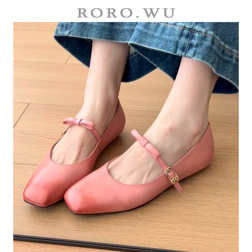 Damen Mary Jane Ballerinas mit edlem Riemenverschluss und komfortabler Sohle R&B